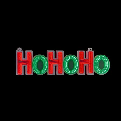 Premier-Ho-Ho-Ho-Infinity-Sign-Red--Green-LEDs