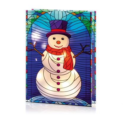 Premier-Battery-Operated-Lit-Snowman-50ww-LED