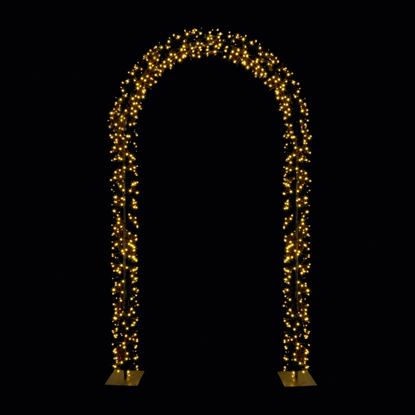 Premier-24-x-12m-Black-Starburst-Arch