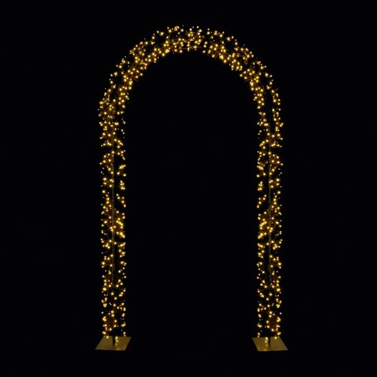 Premier-24-x-12m-Black-Starburst-Arch