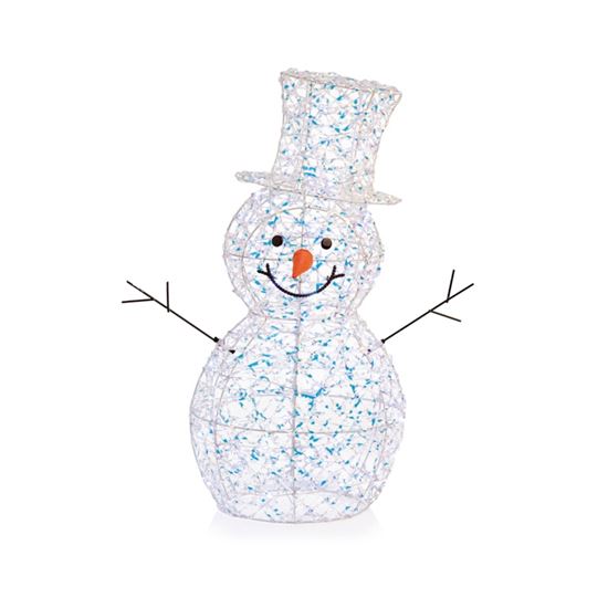 Premier-Battery-Operated-Iridescent-Snowman-With-50-LEDs