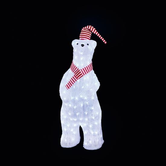 Premier-Hat--Scarf-Snowman-Bear-160-LED