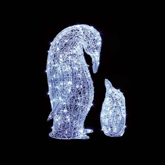 Premier-Mother--Baby-Penguin-With-240-LEDs