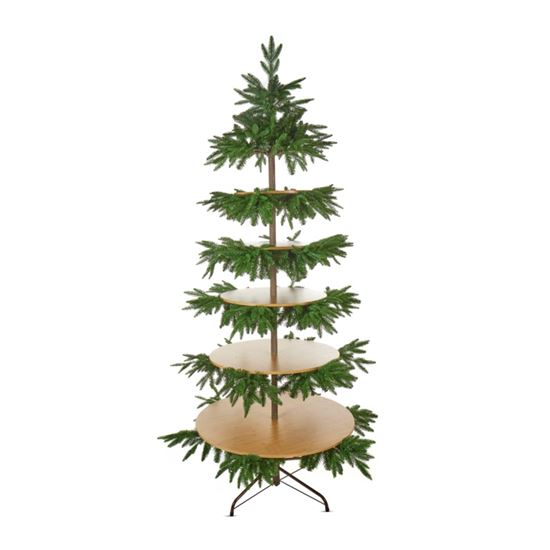 Premier-Display-Shelf-Tree-With-Bamboo-Shelves