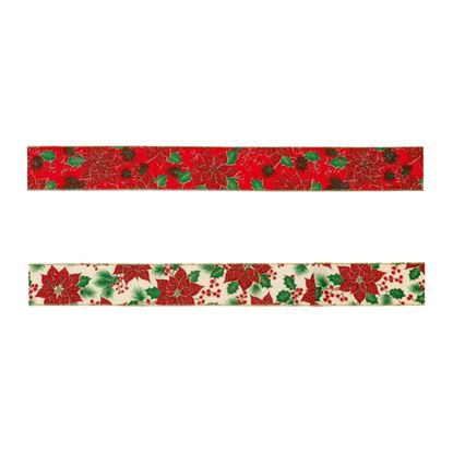 Premier-Poinsettia-Ribbon-Red-or-Cream--Red