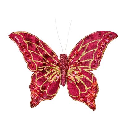 Premier-Plum-Butterfly-Clip-On