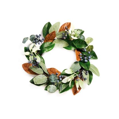 Premier-Natural-Darks-Magnolia-Wreath