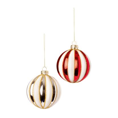 Premier-Shiny-Stripe-Red-or-White-Glass-Bauble