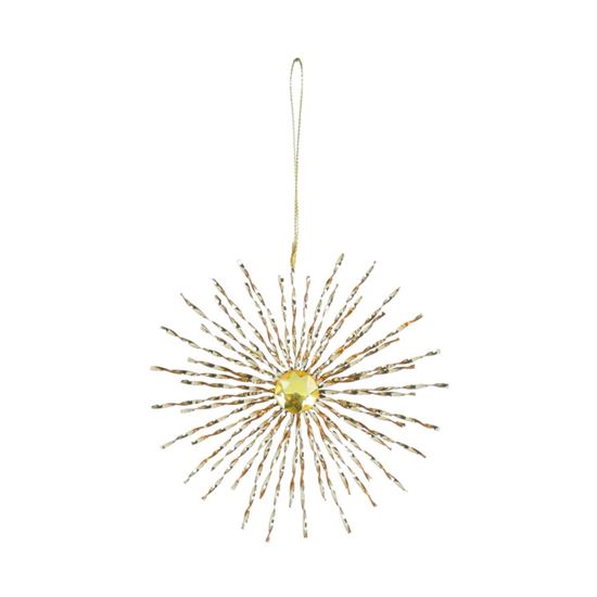 Premier-Gold-Starburst-Hanging-Decoration
