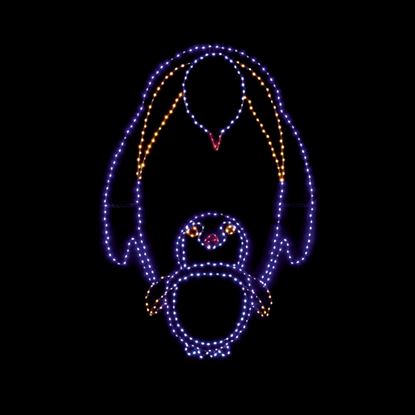 Premier-447-LED-Mother--Baby-Penguins