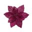 Premier-Plum-Velvet-Glitter-Flower-Clip-On