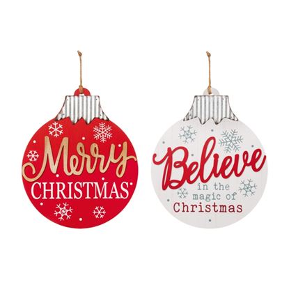 Premier-Christmas-Bauble-Hanger-RedWhite