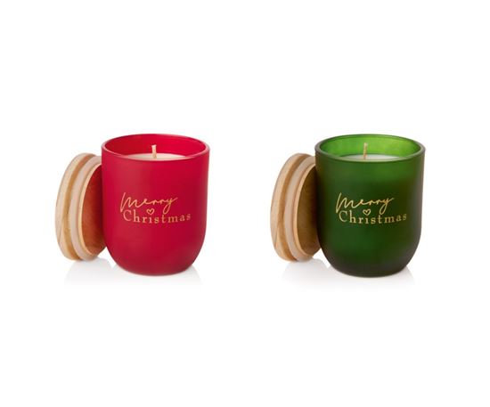 Premier-Scented-Merry-Christmas-Candle-Red-or-Green