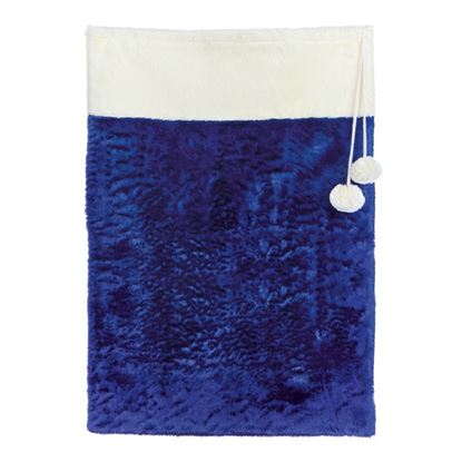 Premier-Blue-Sack-With-White-Faux-Fur-Trim--Pom-Poms