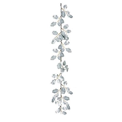 Premier-Silver-Metallic-Holly-Garland