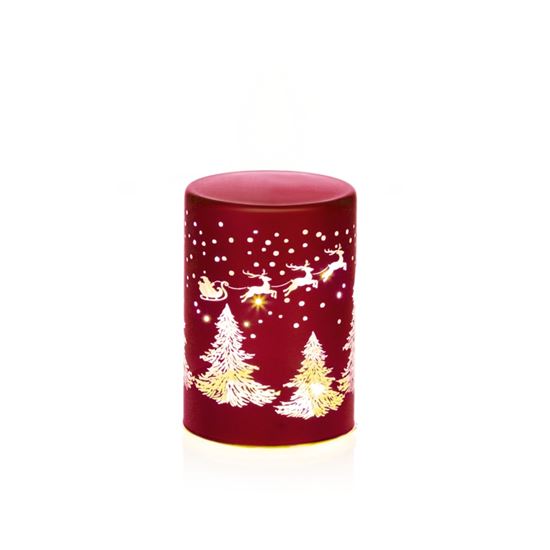 Premier-Lit-Battery-Operated-Glass-Red-With-Xmas-Scene
