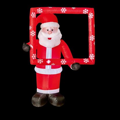 Premier-Inflatable-Lit-Santa-With-Photo-Frame