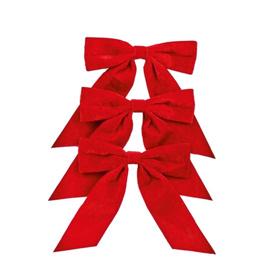 Premier-Red-Bows-On-Backing-Card