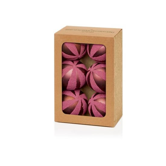 Premier-Plum-Flock--Matt-Baubles