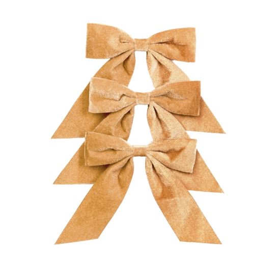 Premier-Champagne-Gold-Bows-On-Backing-Card