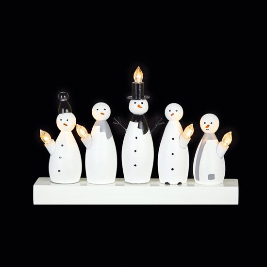 Premier-5-LED-Battery-Operated-White-Snowmen-Candle-Bridge