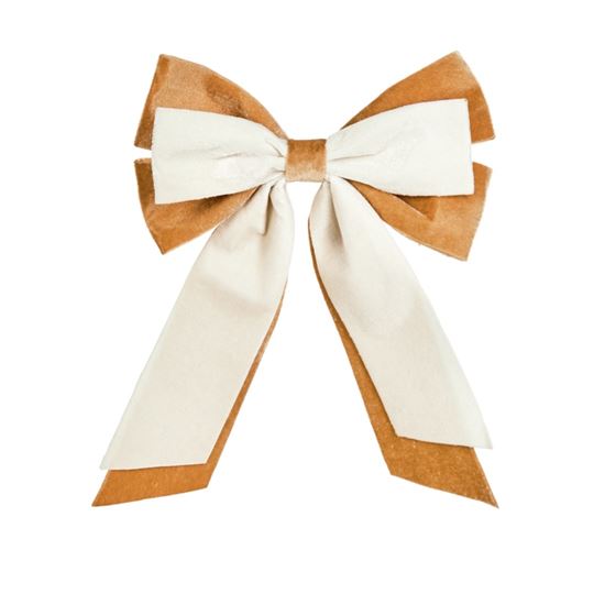 Premier-30cm-Champagne-Gold-Velour-Bow
