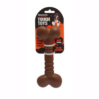 ROSEWOOD-Nylon-Beef-Bone-Dog-Toy