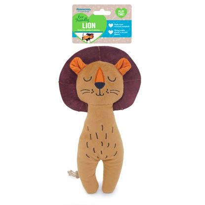 ROSEWOOD-Eco-Friendly-Lion-Dog-Toy