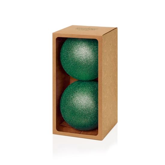 Premier-Dark-Green-Glitter-Shatterproof-Baubles