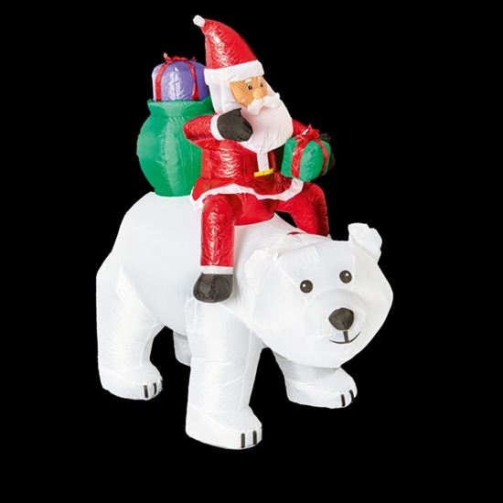Premier-Lit-Santa-Riding-Polar-Bear