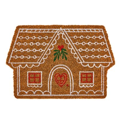 Premier-Shaped-Gingerbread-House-Door-Mat