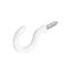 Securpak-Cup-Hook-Shouldered-White-50mm