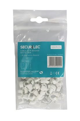 securlec-cable-clips-round-white