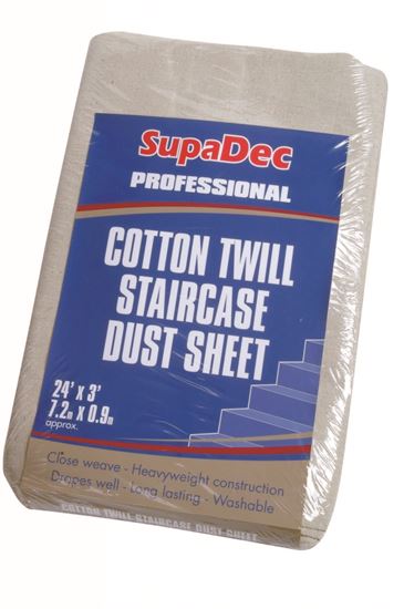 supadec-cotton-twill-staircase-dust-sheet