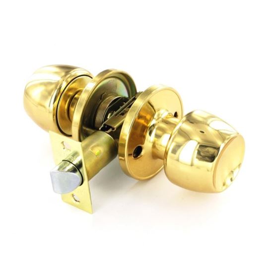 securit-brass-passage-knob-set