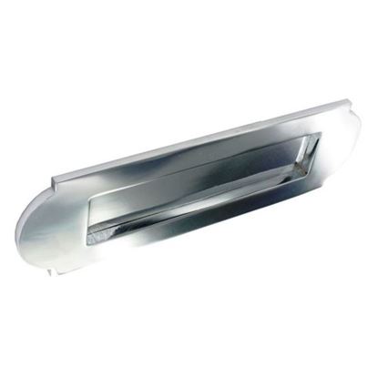 securit-chrome-shaped-letter-plate