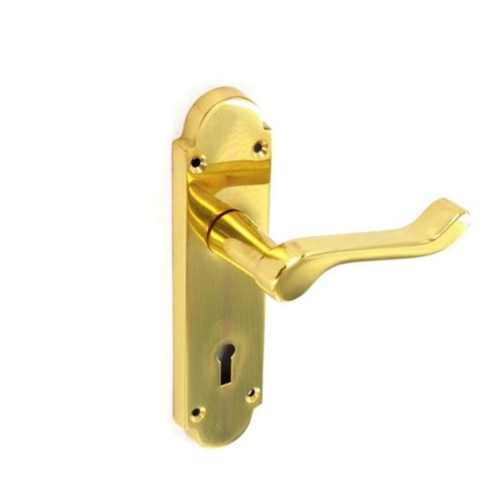 securit-richmond-brass-lock-handles-pair