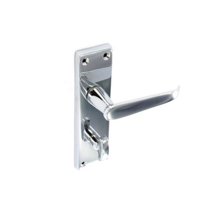 securit-chrome-flat-bathroom-handles-pair