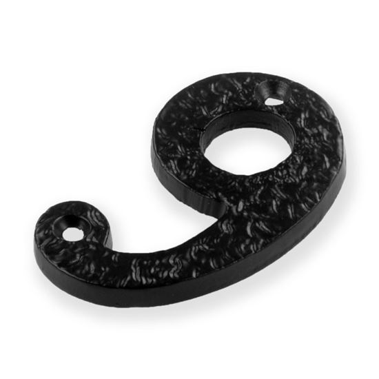 securit-black-antique-numeral-9