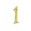 securit-brass-numeral-no1