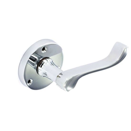 securit-chrome-round-latch-handles-pair