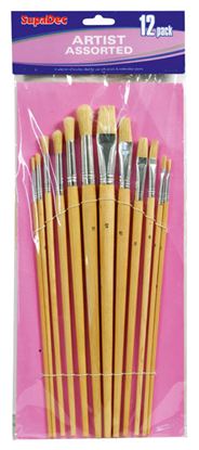 supadec-wooden-handle-artist-brush-set