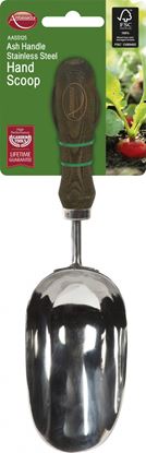 ambassador-ash-handle-stainless-steel-hand-scoop