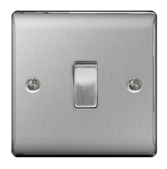 bg-brushed-steel-10ax-plate-switch-2-way