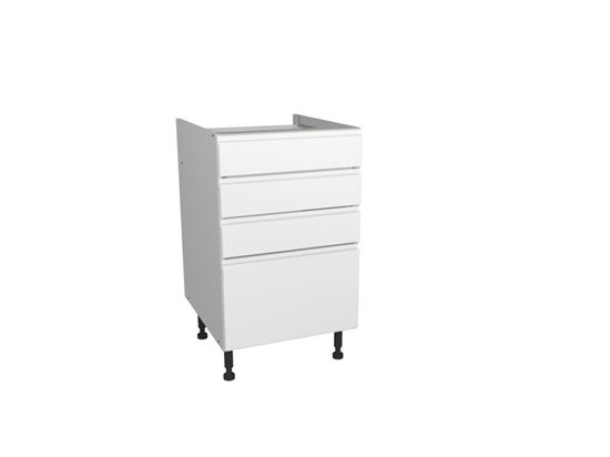 gower-rapide-capri-white-4-drawer-unit
