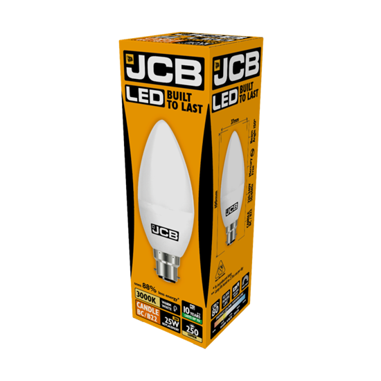 jcb-led-candle-250lm-opal-3w