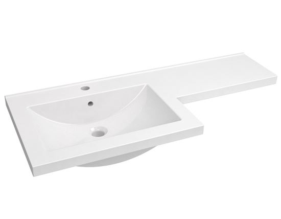 kvit-matrix-l-shaped-basin-lh-white