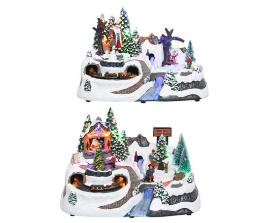 kaemingk-led-fibre-optic-village