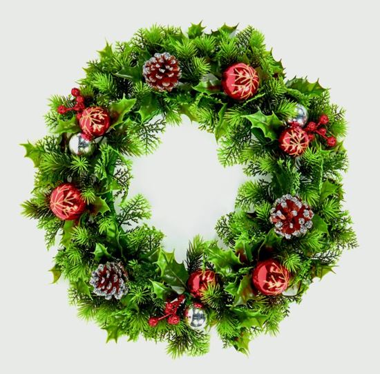premier-baubles-cone-wreath
