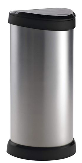 curver-deco-black--silver-push-bin